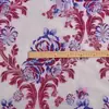 Tecido jacquard em relevo com fio metálico multicolorido de plantas e flores para vestidos europeus e americanos, cheongsams femininos, vestidos de gala e peças de moda
