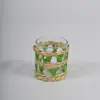 Set de Tazas para Velas de Paja Natural Transfronterizo, Jarrón de Vidrio Tejido a Mano, Set de Tazas de Aromaterapia, Huevera, Frasco de Almacenamiento de Paja
