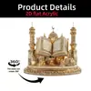 Suporte Rotativo de Acrílico Transfronteiriço com Mãos em Oração, Ornamento de Feriado Estilo Raphael 2D Plano