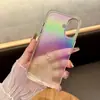 Patrón Perlado Colorido Adecuado para Iphone17Promax Funda Mate para Teléfono Móvil Apple 15 Gradiente Láser 16 Funda Anticaídas