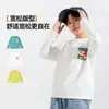 Camisetas Bluem Modernas para Niños Mayores, Camisetas Básicas de Moda para Niños, Tops Elegantes para Niñas, Estilos Modernos de Primavera y Otoño, Moda de Colaboración Heritage
