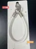Nova pulseira de couro triangular com fivela dupla para celular, acessório universal, pulseira simples com fivela dupla, corrente de suspensão anti-queda