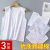 Chaleco de algodón para mujeres de mediana edad y mayores, camiseta sin mangas fina de algodón para madres y abuelas