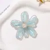 Verano Dopamina Chica Dulce Doble Capa Perlas Cuentas Flor DIY Aretes Frescos Accesorios para el Cabello Flor para Zapatos Broche para Sombrero Bolsa Accesorios