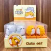 Apontador de Lápis de Silicone Desenho Animado Keqi Morango Urso Apontador de Lápis Estéreo de Silicone/Apontador de Lápis 24 em uma caixa