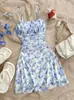 Vestido Floral de Tirantes Finos Estilo Francés 2026 con Diseño Ajustado a la Cintura, Nuevo Vestido Casual de Moda Tendencia de Verano Nicho