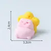 Almohada Linda Creativa Serie Cerdo Durmiendo Muñeca Decoración DIY Bolsa Ciega Accesorios Colgantes Adornos para Coche Escritorio