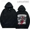 Hoodie Cross-Border Aliexpress 2025 Novo Modelo Grito de Medo Dupla Face Unissex Manga Longa Tamanho PP