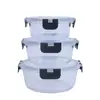 Contenedores de Vidrio de Borosilicato de Alta Calidad para Alimentos, Aptos para Calentar y Refrigerar, Set Amazon Temu, Popular Lonchera Transfronteriza con Compartimentos