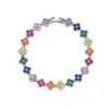 Pulsera Clásica Nueva de Moda Cruzada con Circonita Atmósfera Exquisita Versátil Pulsera para Mujer Venta Directa de Fábrica