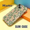 Comercio Exterior Más Vendido Retro Vid Vidriera Naranja Floral Funda para iPhone Apple 18Pro Película Mate Cubierta Protectora