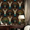 Papel de Parede Autoadesivo Estilo Europeu com Cerdas de Cavalo Grande para Sala de Estar, Quarto, Parede de Fundo de TV, Adesivos de Decoração de Parede, Adesivos de Parede para Reforma