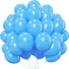 Set de Globos Transfronterizo de 12 Pulgadas 50 Piezas Engrosados Decoración para Boda Fiesta de Cumpleaños Arreglo de Arco en Centro Comercial Forma Redonda