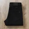Jeans Masculino Preto de Alta Qualidade com Elastano em Mistura de Algodão Yassel para Outono e Inverno, Versátil, Simples, para Negócios, Corte Reto Pequeno