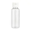 Botella dosificadora transparente de PET de 10 ml con tapa abatible y mariposa, botella de plástico para líquidos, botella vacía para muestras, al por mayor en stock