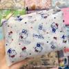Nueva Bolsa Grande de Estilo Japonés para Chica Linda Corazón Kuromi Bolsa de Compras para Supermercado Ligera de Tela con Correa al Hombro