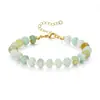 Pulseiras Coloridas de Contas Transfronteiriças Europeias e Americanas Novas, Pulseiras Douradas Modernas e Simples, Acessórios de Nicho para Meninas, Presentes de Feriado