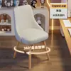 Silla de computadora para uso doméstico, silla de comedor de madera maciza, simple y cómoda para sentarse a largo plazo, taburete para escritorio de estudio con respaldo, silla de maquillaje para dormitorio de niñas