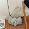 Bolso de mujer moderno y elegante, modelo nuevo 2026, bolso de hombro a la moda y sencillo, gran capacidad, versátil, bolso de mano vintage texturizado