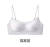 2212 Sujetador de Soporte Invisible de Gel Cuadrado Super Suave con Tirante Fino Invisible Color Nude para Mujer Verano Transfronterizo