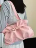 Shuai Mi Jia Bolso de Hombro Tote Grande de Gran Capacidad Texturizado Simple de Moda Casual 2026 Nuevo Fresco Personalidad Tendencia