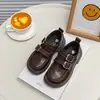 Sapatos de Princesa para Meninas 2026 Primavera e Outono Novos Sapatos Individuais Infantis com Solado Macio Estilo Britânico Sapatos de Couro para Meninas Pequenas, Médias e Grandes