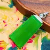 Collar de Calcedonia con Colgante de Paz para Mujer, Gama Alta, Verde Imperial 8069