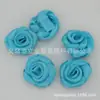 Rosa de Cinta de Poliéster de unos 2 cm Brotes Flores para Joyería Flores Hechas a Mano Accesorios para Ropa Accesorios para Juguetes