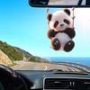 Colgante navideño plano de acrílico transfronterizo de Amazon, colgante para coche, decoración interior de coche, bonito colgante de oso para coche.