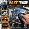 Spray de limpeza para vidros de carro KineShineX: remove resíduos de adesivo, clareia, limpa e elimina manchas e marcas de adesivos
