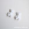 Simulación de oso transparente QQ azúcar DIY Crema Gel horquilla de resina pequeños accesorios materiales hechos a mano fabricantes al por mayor