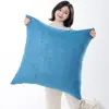 Cojín de Sofá de Color Sólido Sala de Estar Rectangular Lino Almohada Cojín B&B Funda de Almohada Sin Relleno Tamaño Grande Respaldo