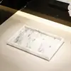 Prateleira de Armazenamento para Bandeja de Banheiro Quarto de Hóspedes Modelo de Banheiro Banheiro Balcão de Hotel Rack de Armazenamento para Cosméticos Suprimentos para Lavar as Mãos e Escovar os Dentes