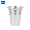 Taza de aluminio KLP taza metálica para bebidas frías taza de cerveza para exteriores 360ml jugo Taza para Hielo Cola capa simple comercial regalo Taza