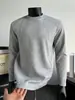 Camiseta de manga larga para hombre, estilo americano, corte regular, nueva colección 2026, moda urbana de tendencia, capa base casual, camisa básica holgada
