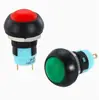 PBS-33A Botón Bloqueable Impermeable 12MM Redondo Interruptor de Autoretención Botón Pequeño Impermeable
