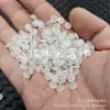 Jadeíta Blanca de Hotan de Xinjiang Jade Cuarcita Espaciador de Jade Hebilla de Jade Cuentas Sueltas de Jade Hebilla de Jade Delgada Cuentas Espaciadoras Accesorios de Joyería Cuentas