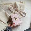 Bolso Pequeño de Celebridad de Internet 2021 Bolso Nuevo Bolso Cruzado de Verano para Mujer Bolso Cuadrado Pequeño Estilo Extranjero Bolso Popular para Teléfono Móvil