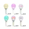 Mini Soporte Glow Stick Concierto de Estrellas Japonés y Coreano Palo Fluorescente Llavero Colgante Puede Cambiar de Color 15 Veces y Encender Lámpara de Mano