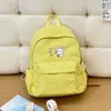 Mochila Nueva para Niñas, Estilo Ins, Dibujos Animados Lindos Japoneses Mochila Estilo Chica Suave de Academia, Mochila de Doble Hombro Color Caramelo Estilo Coreano