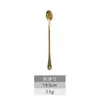 Juego creativo de cubiertos occidentales de acero inoxidable 304 color oro titanio, forma de gota de agua: cuchillo para bistec, cuchillo de postre, cuchara de café