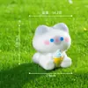 Gato Siamês Fofo de Estimação Desenho Animado, Produto Popular de Barraca de Rua, Acessórios de Jardinagem DIY para Micro Paisagismo, Ornamentos para Bonsai e Suculentas