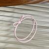 Coreano Banda Elástica de Goma Tendón Básico Anillo para el Cabello Adorno para la Cabeza Rojo Cibernético Cuerda para la Cabeza Anillo Pequeño Simple Cuerda Fina para el Cabello Liga para el Cabello de Niña