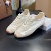 Zapatos de Entrenamiento Verdes Matcha Frescos y Juveniles Alemanes para Mujer Parche de Cuero Genuino Transpirables Retro Planos Casuales Zapatos Deportivos Zapatos de Forrest Gump