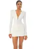 Vestido moderno sexy con tirantes en el cuello halter y espalda descubierta para mujer, estilo casual de verano para la playa, vestido corto de lunares florales