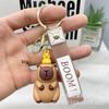 Adorable Colgante Llavero Capibara Cerdo de Guinea Dibujo Animado Cadena para Teléfono Móvil Colgante Pequeño para Mochila Celebrante Cibernético Muñeco Capibara Lote
