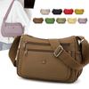 Bolso Cruzado Nuevo con Múltiples Compartimentos, Bolso para Madre de Mediana Edad y Mayor, Bolso Ligero de Nailon de Gran Capacidad, Bolso de Hombro para Viajes y Trayectos