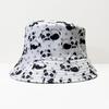 Comércio Exterior Transfronteiriço Novo Chapéu com Estampa de Panda de Desenho Animado Moda Infantil Versátil Proteção Solar Chapéu de Pescador Chapéu de Bacia Dupla Face