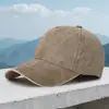 Sombreros Lavados Estilo Coreano para Exteriores Venta al por Mayor Personalizada Protección Solar de Verano Sombreros Vintage Gorras Visera Bordado de Logo