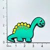 Desenho Animado Anime Dinossauro Fofo Pequeno PVC Borracha Macia Acessórios DIY Capa de Celular Furo Fivela de Sapato Adesivo de Geladeira Decoração